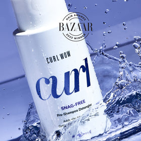 COLOR WOW texture close-up of detangler creamy slip, highlights easy glide benefit