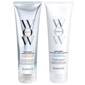 COLOR WOW front packaging showing duo and benefit of color protection