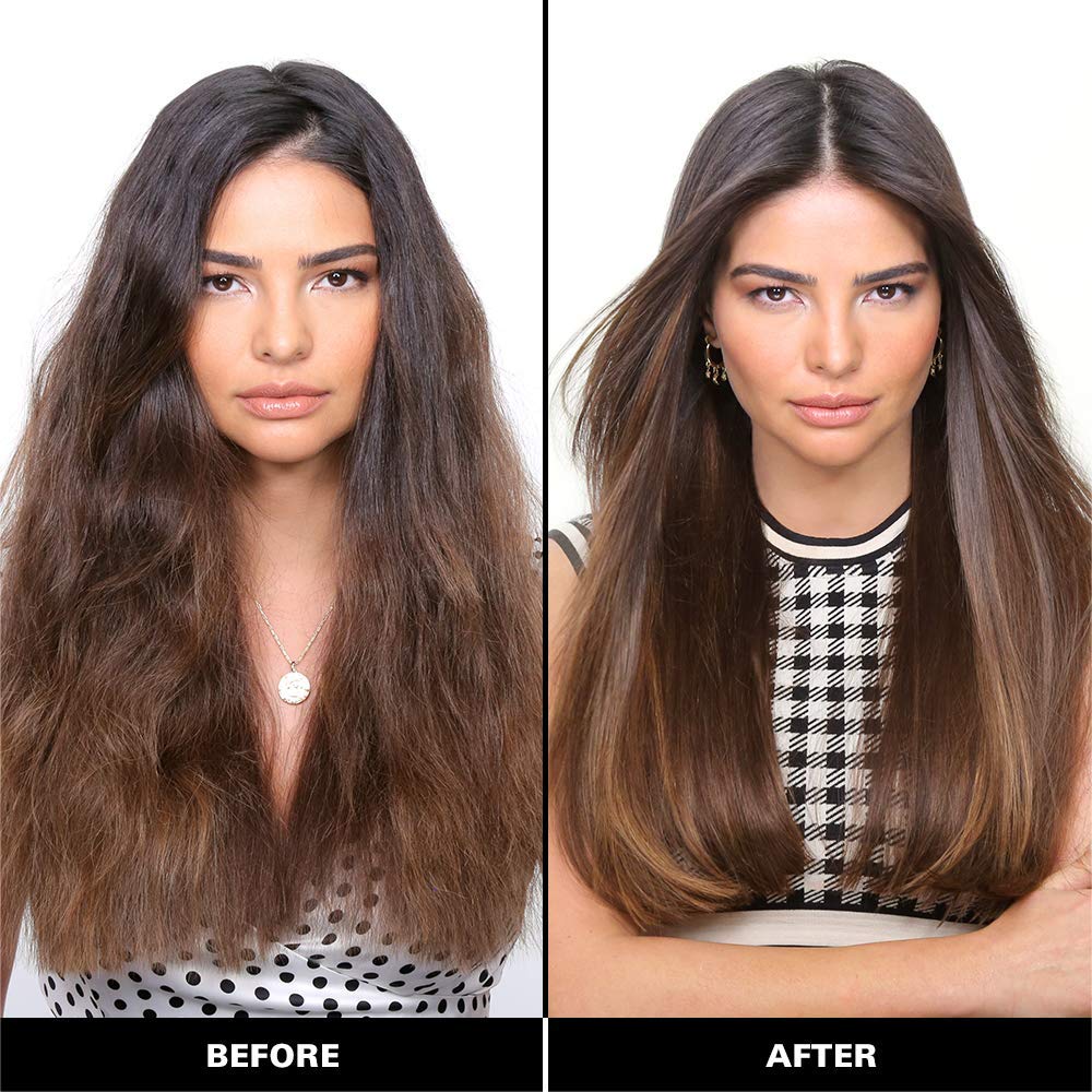 COLOR WOW Dream Coat spray misting onto hair for instant humidity protection