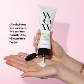 COLOR WOW on bathroom counter in lifestyle scene for fast touch-up convenience
