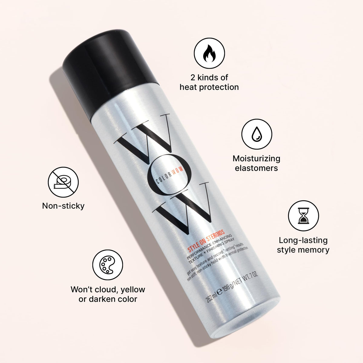 COLOR WOW lifestyle tousled hair image illustrating natural-looking volume