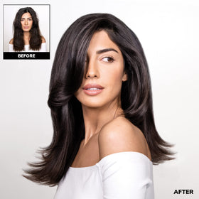 COLOR WOW size and ingredients label showing 18-MEA and coconut oil benefits for color-treated hair