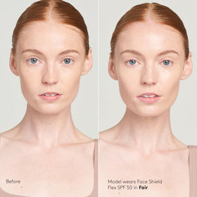 Colorescience product held in hand to show 1.8 fl oz size and easy everyday portability