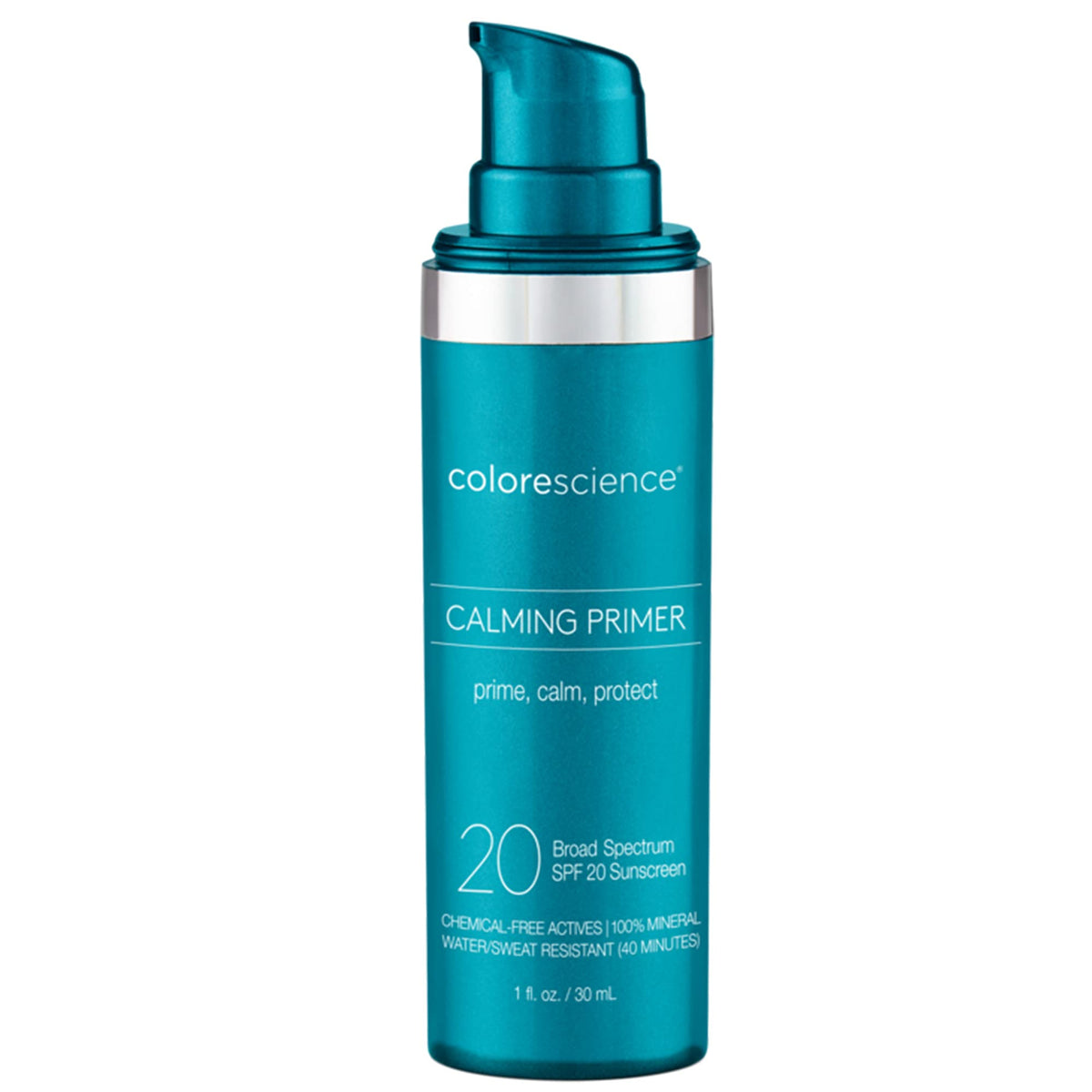 Colorescience Calming Perfector cream texture close-up, smooths skin and blurs pores