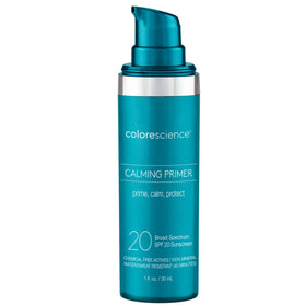 Colorescience Calming Perfector cream texture close-up, smooths skin and blurs pores