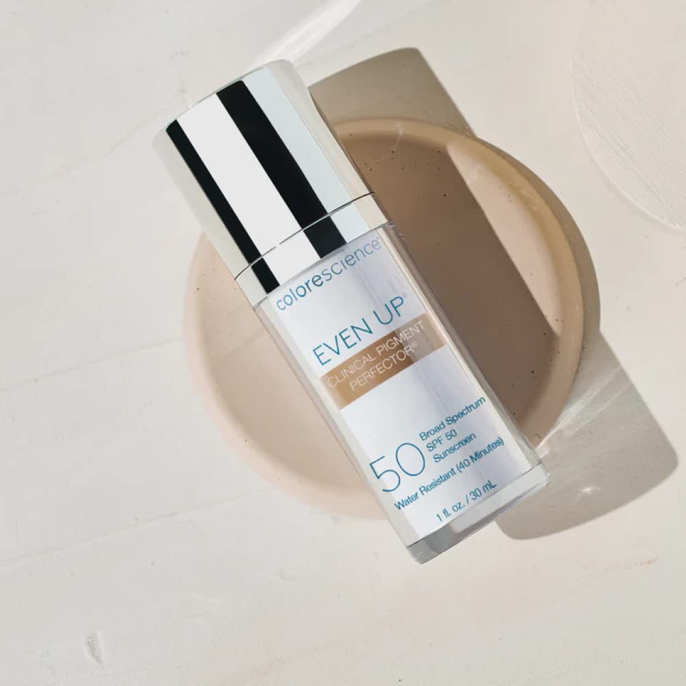 Colorescience product applied on hand demonstrating immediate blurring