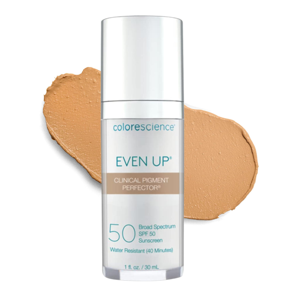 Colorescience front packaging showing tinted SPF 50 and primer benefits