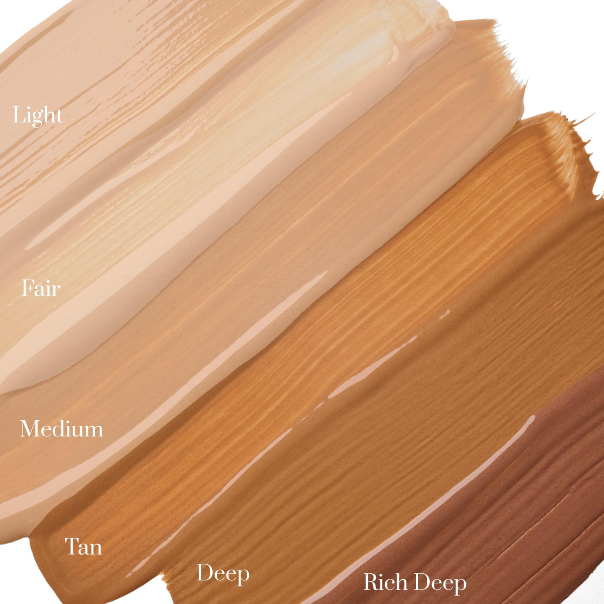 Colorescience FLEX Rich Deep being blended with fingers to show easy application and even coverage