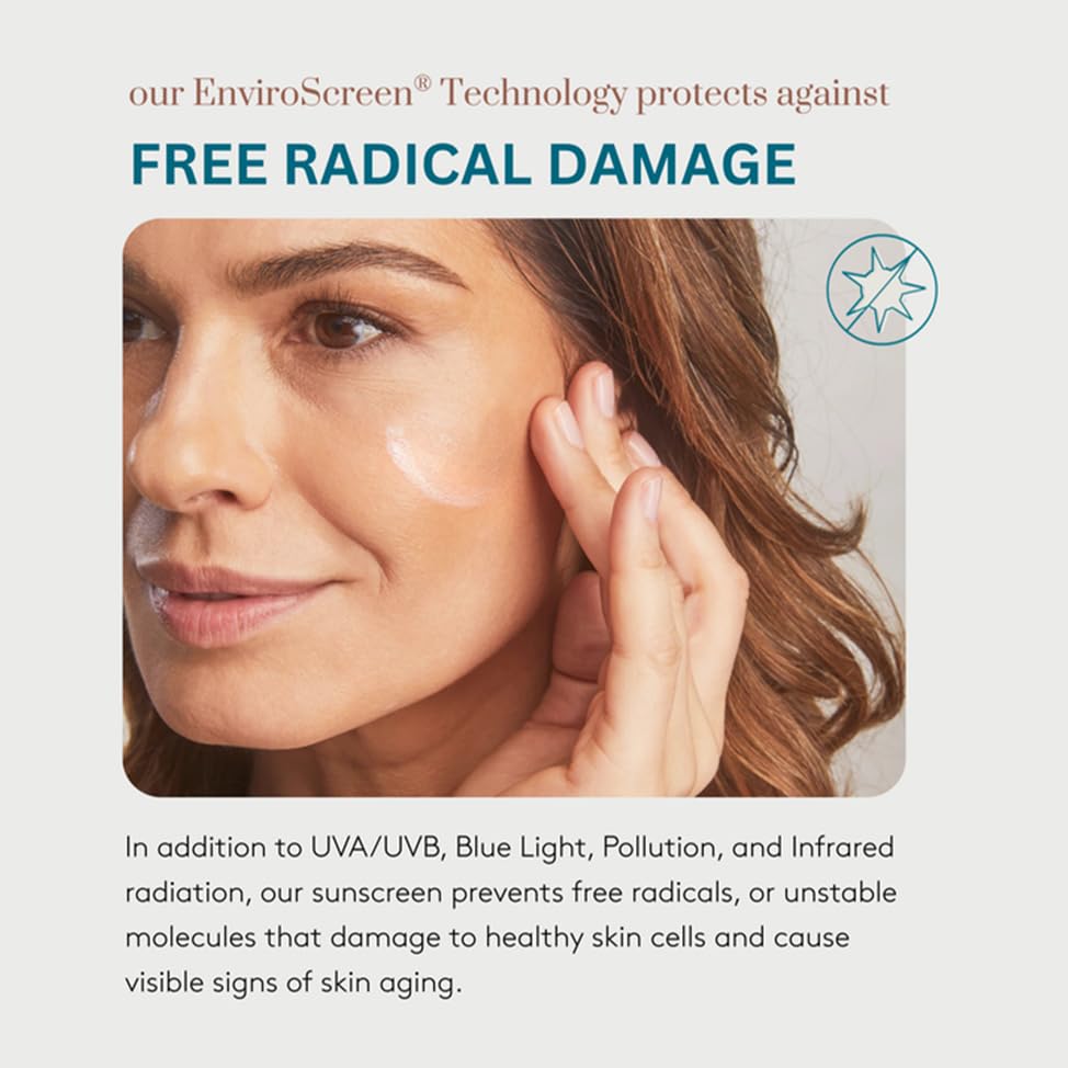 Colorescience FLEX Rich Deep label closeup showing zinc oxide and clean ingredient callouts