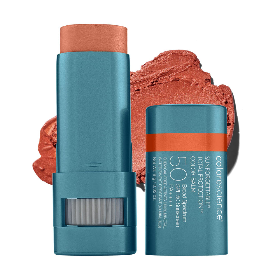 Colorescience front packaging showing the Golden Hour color and compact design benefit