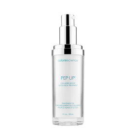 Colorescience Pep Up front packaging showing bottle and label for clear product ID and benefits