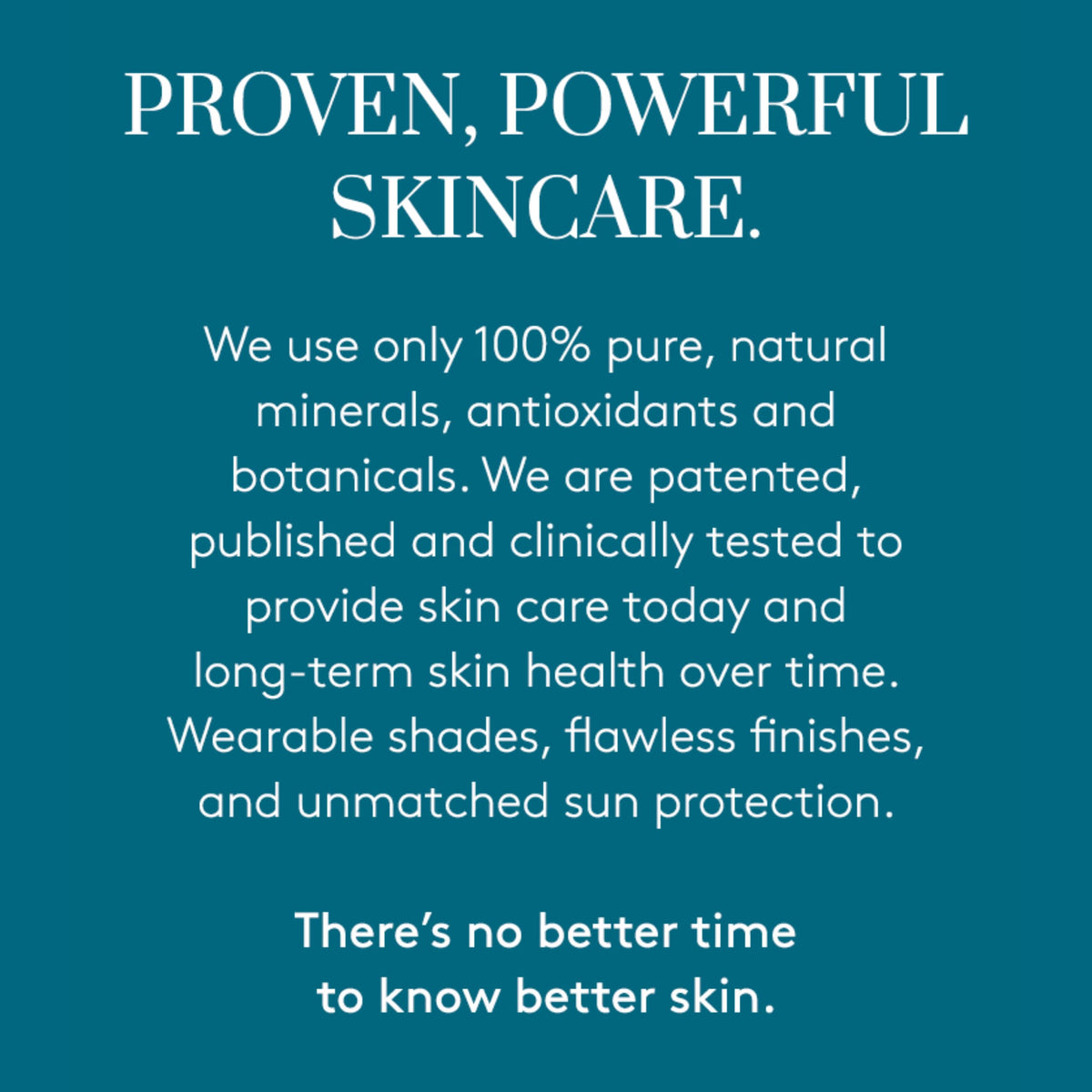 Colorescience ingredients and SPF label showing mineral SPF 30 benefit for lips