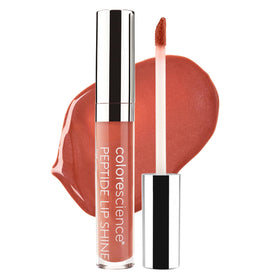 Colorescience lip shine Savanna front packaging showing shade and SPF protection