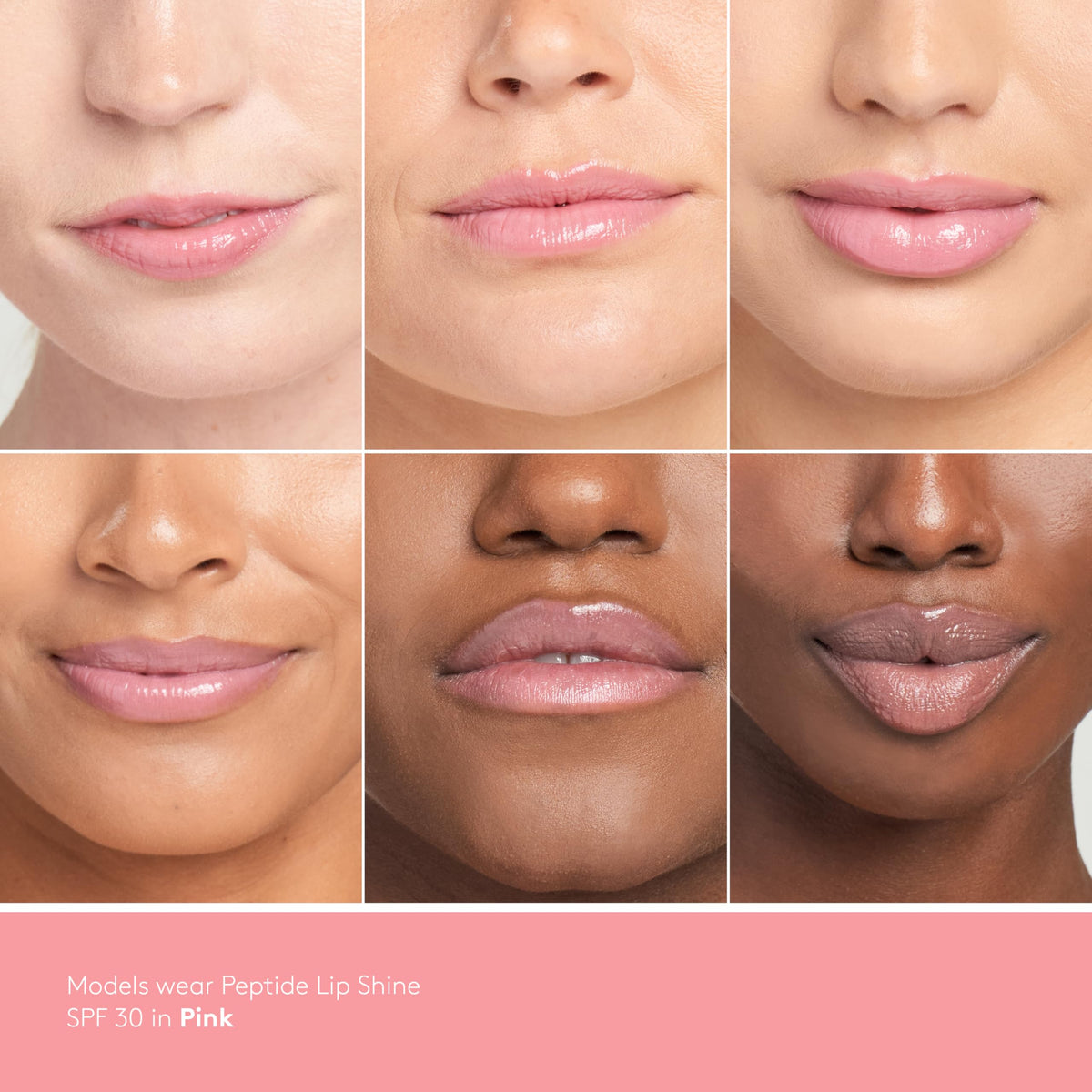Colorescience gloss texture swipe highlighting hydration and non-sticky shine benefit