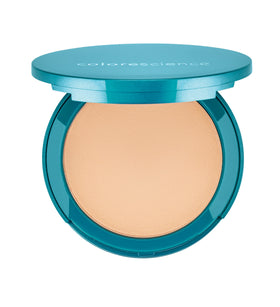 Colorescience compact front view showing Light Ivory shade and travel-friendly design