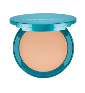 Colorescience compact front view showing Light Beige and protective SPF benefit