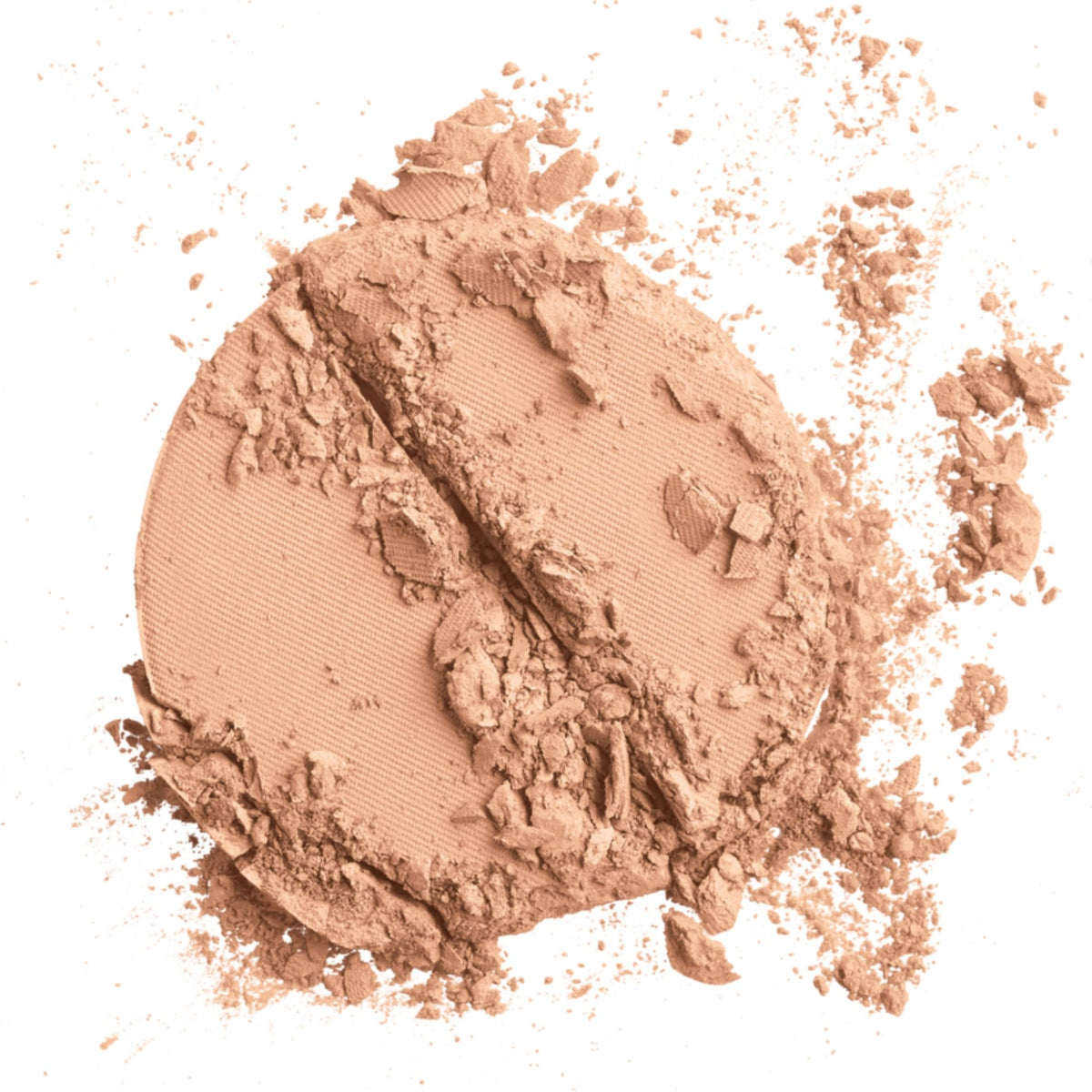 Close-up of powder texture highlighting Colorescience smooth coverage advantage
