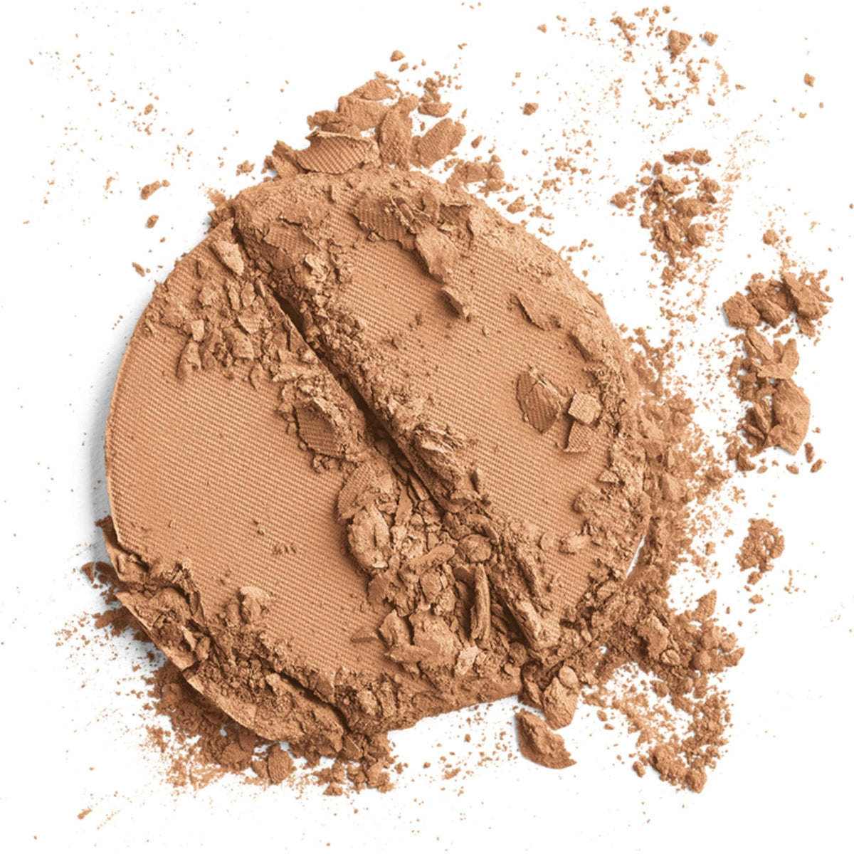 Colorescience close-up of pressed powder texture highlighting smooth, blendable finish benefit