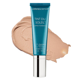 Colorescience front packaging showing label and SPF benefit