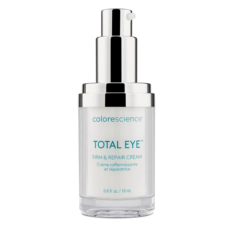 Colorescience Total Eye jar front view showing compact packaging and product finish