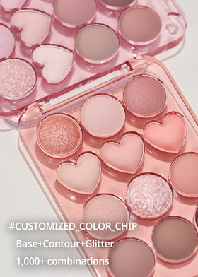 COLORGRAM swatches on arm showing peach coral pigmentation and buildable color