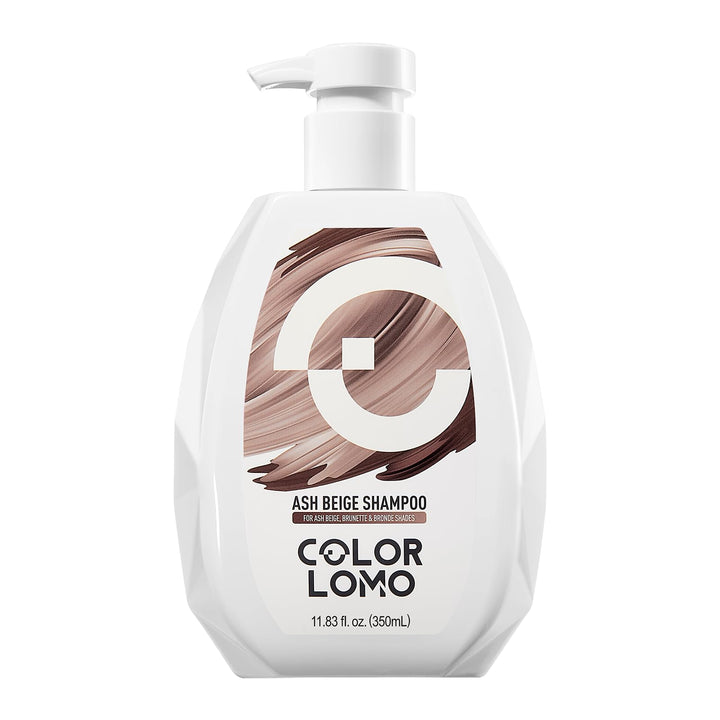 COLORLOMO front packaging showing ash beige bottle and brand clarity
