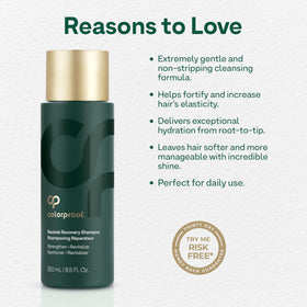 ColorProof creamy lather texture demonstrating gentle yet effective cleansing