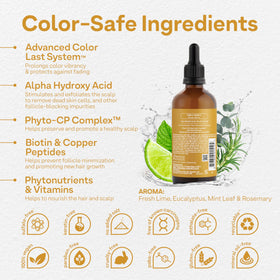 ColorProof dropper detail dispensing serum, emphasizes precise application benefit
