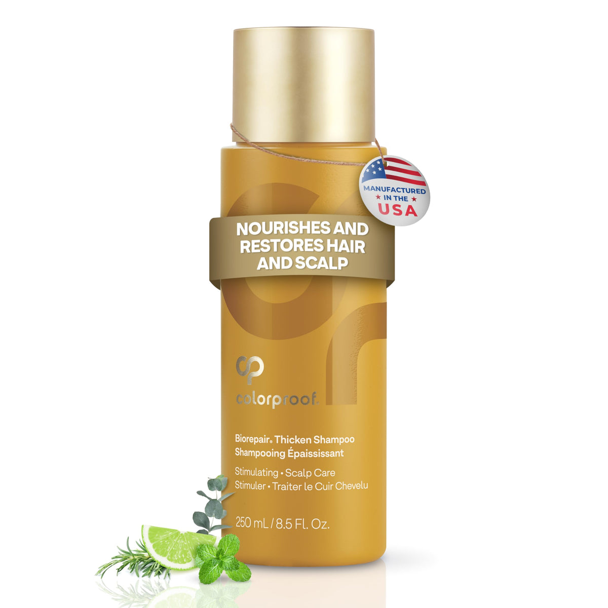 ColorProof front packaging showing bottle and size, highlighting professional-grade formula