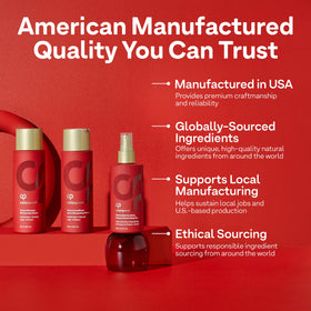 ColorProof conditioner held in hand giving scale and travel-friendly benefit
