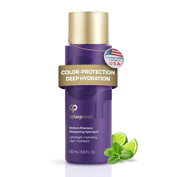 ColorProof front packaging showing moisture shampoo and vibrant branding for quick recognition