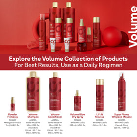 ColorProof shampoo on shower shelf during use illustrating in-shower convenience and lather