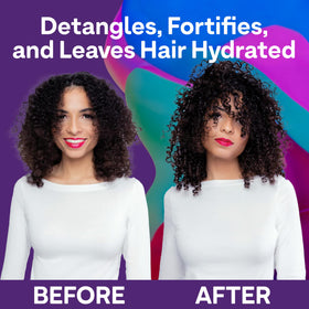 ColorProof ingredient highlights showing hyaluronic acid and argan benefits