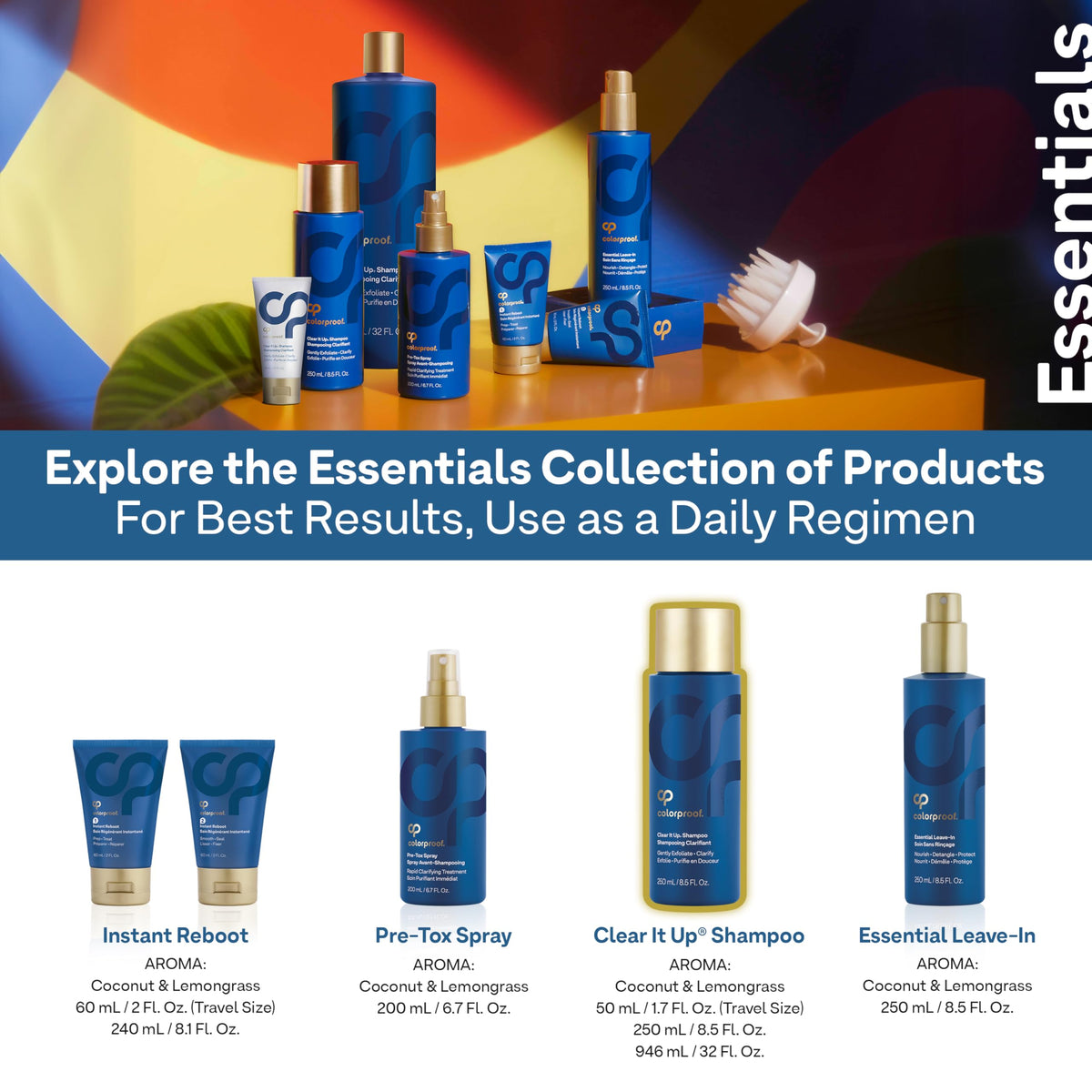 ColorProof on bathroom shelf in lifestyle setting for salon-quality benefit