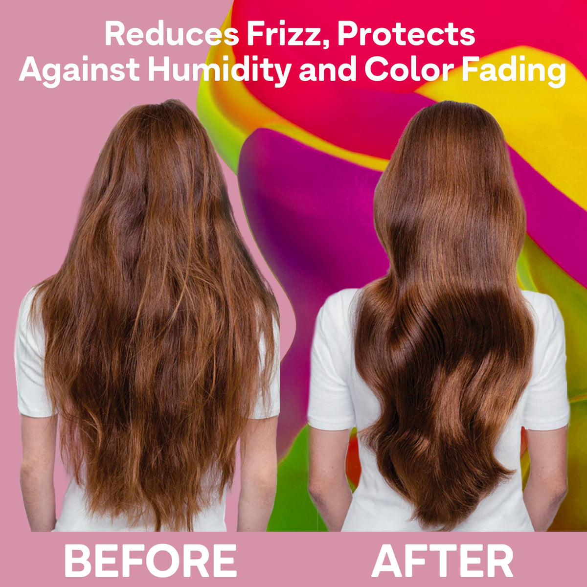 ColorProof on damp hair before styling showing reduced frizz and manageability