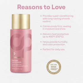 ColorProof lotion texture on hand illustrating lightweight slip and shine