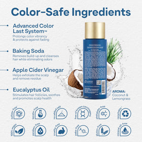 ColorProof shampoo lather texture demonstrating rich foam benefit