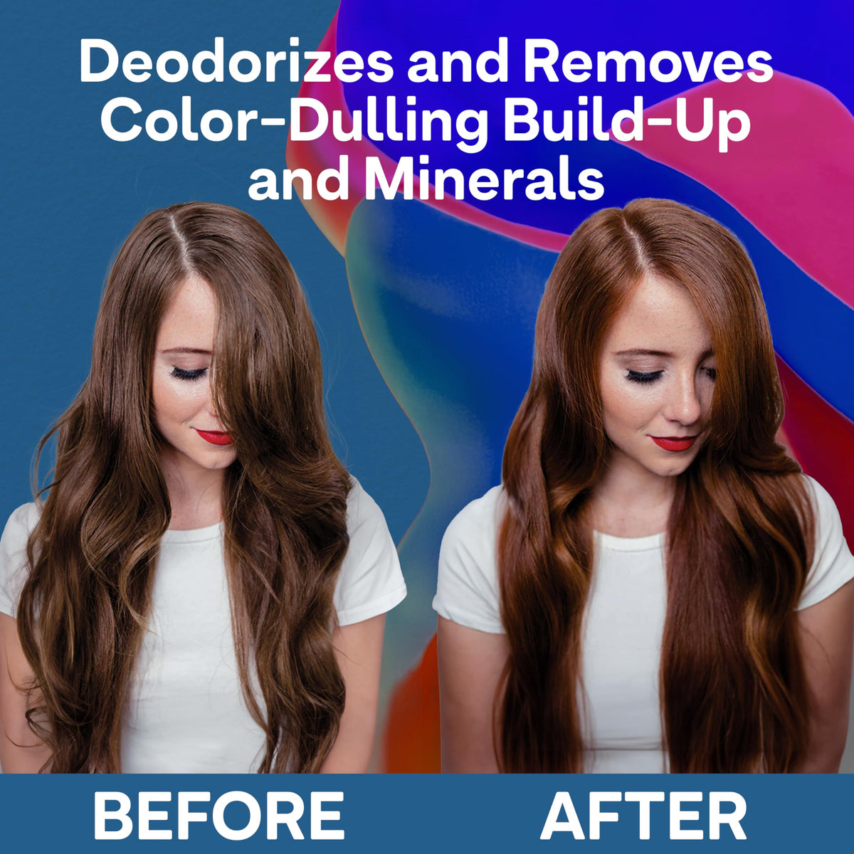 ColorProof applying shampoo to scalp illustrating cleansing benefit