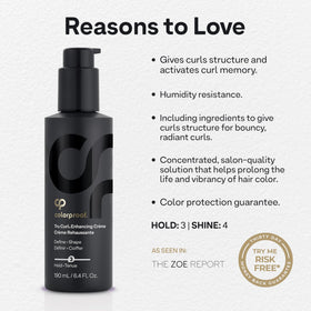 ColorProof cream texture close-up showing smooth formula for even curl distribution