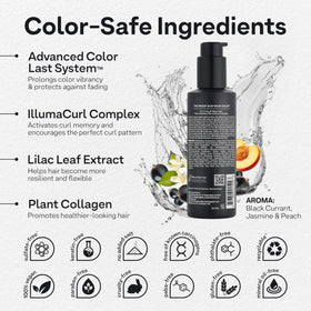 ColorProof pump and cap detail highlighting easy dispensing and travel-ready design