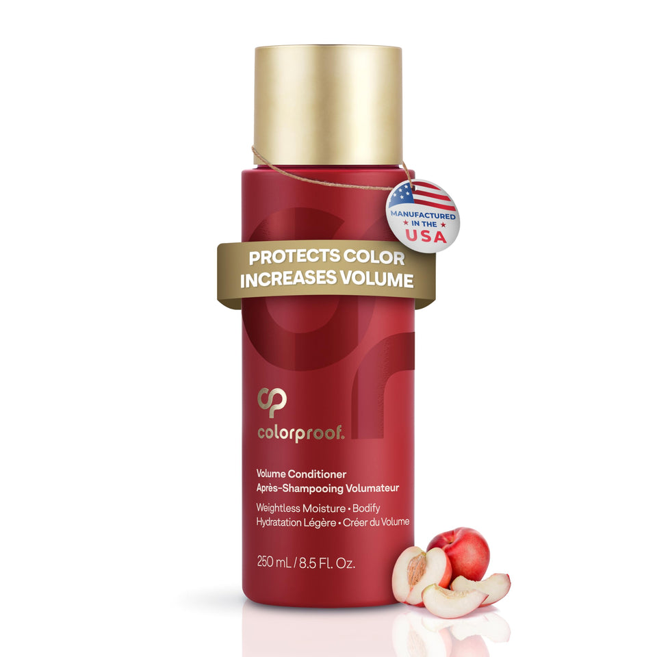 ColorProof front bottle view showing product and volumizing benefit