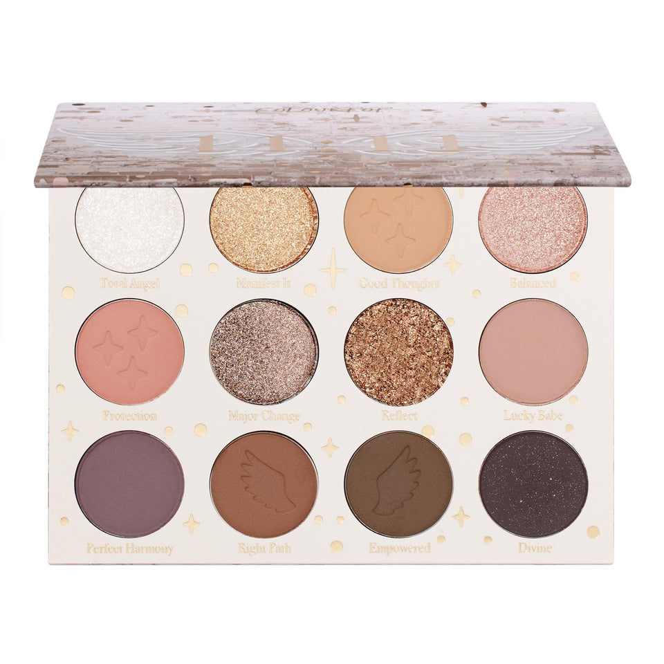 ColourPop 11:11 front view showing warm nude palette and compact layout for easy travel