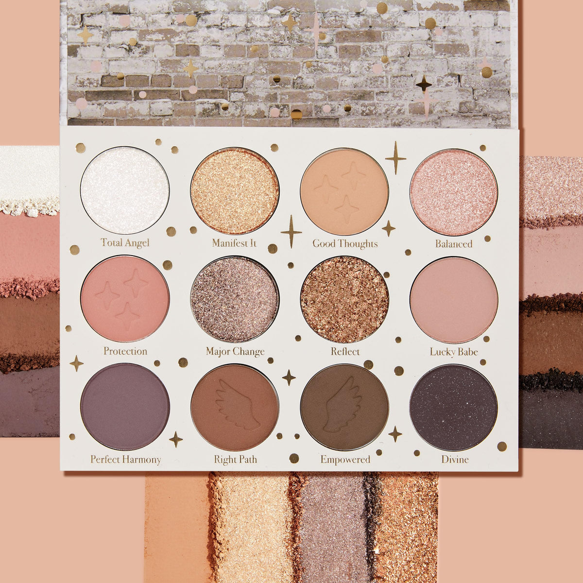 ColourPop 11:11 pan closeup highlighting powder texture and rich pigment payoff
