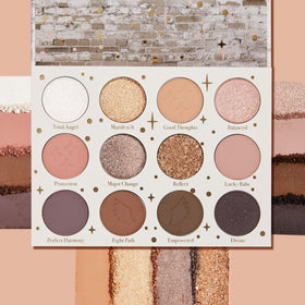 ColourPop 11:11 pan closeup highlighting powder texture and rich pigment payoff