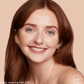 ColourPop applied with fingertips demonstrating quick, natural coverage