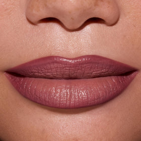 ColourPop application on model lips demonstrating color payoff and flattering finish