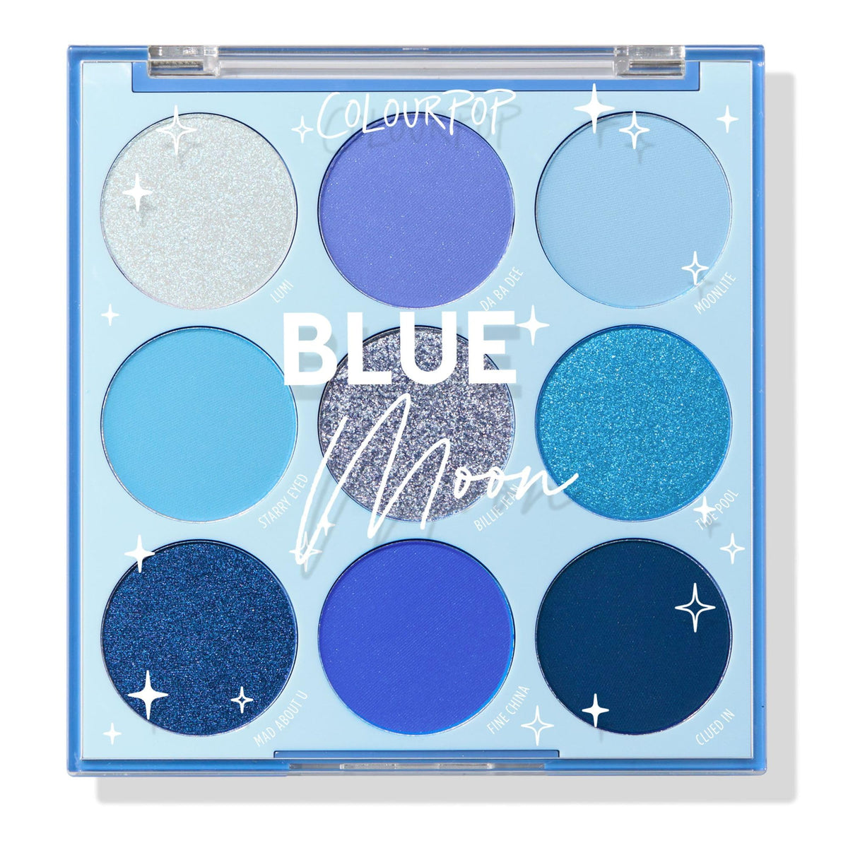 ColourPop front packaging showing palette branding and compact design benefit portability