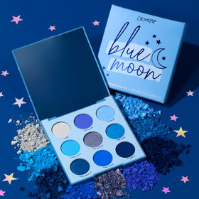 ColourPop palette next to coin showing compact size for travel convenience