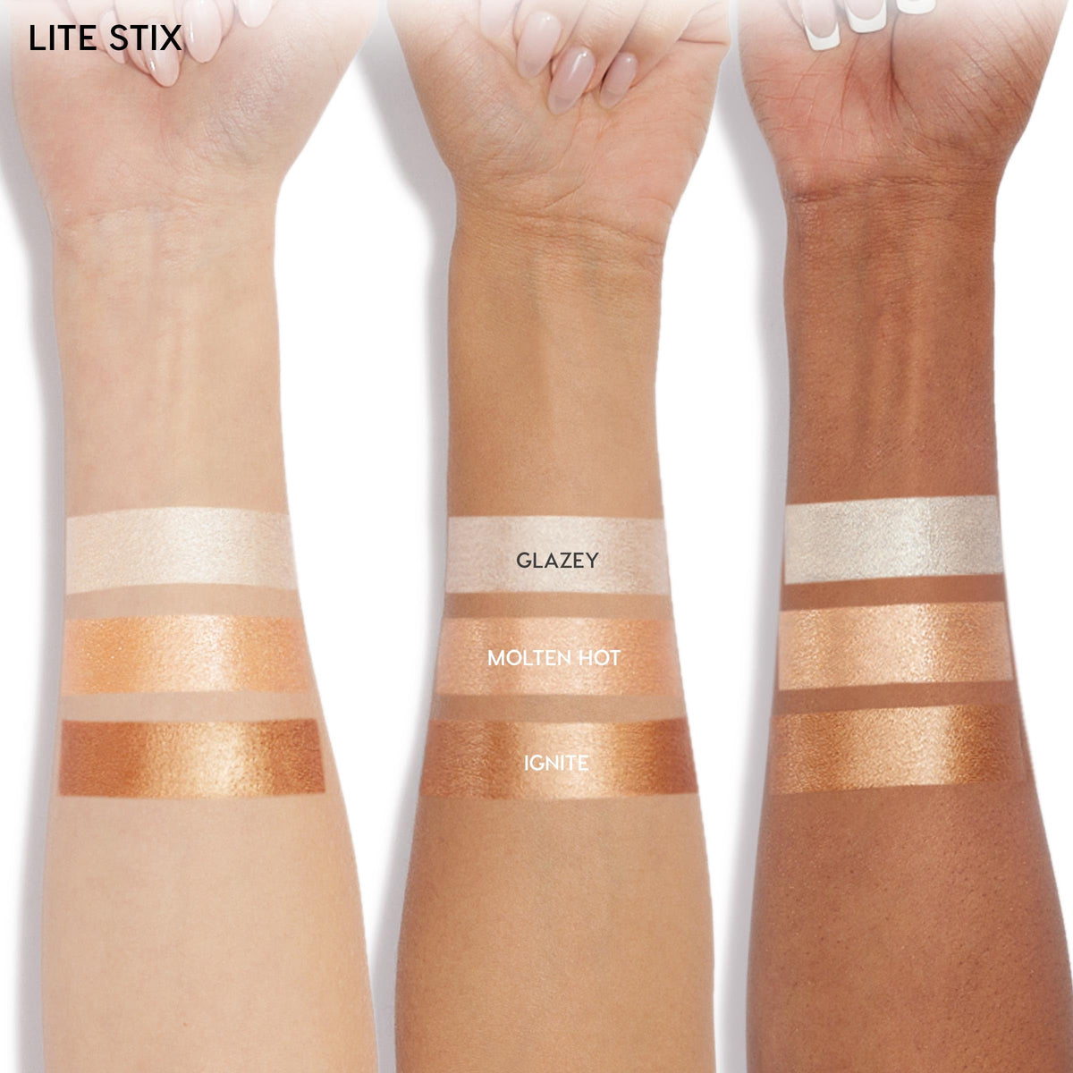 ColourPop Bronzer Stix Laguna Beach texture swipe showing blendable matte warmth