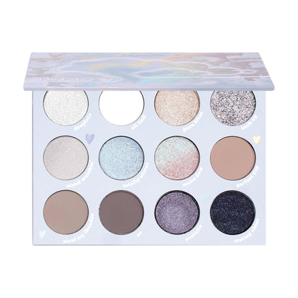 ColourPop Cloud 9 front compact showing palette layout and shades for easy use